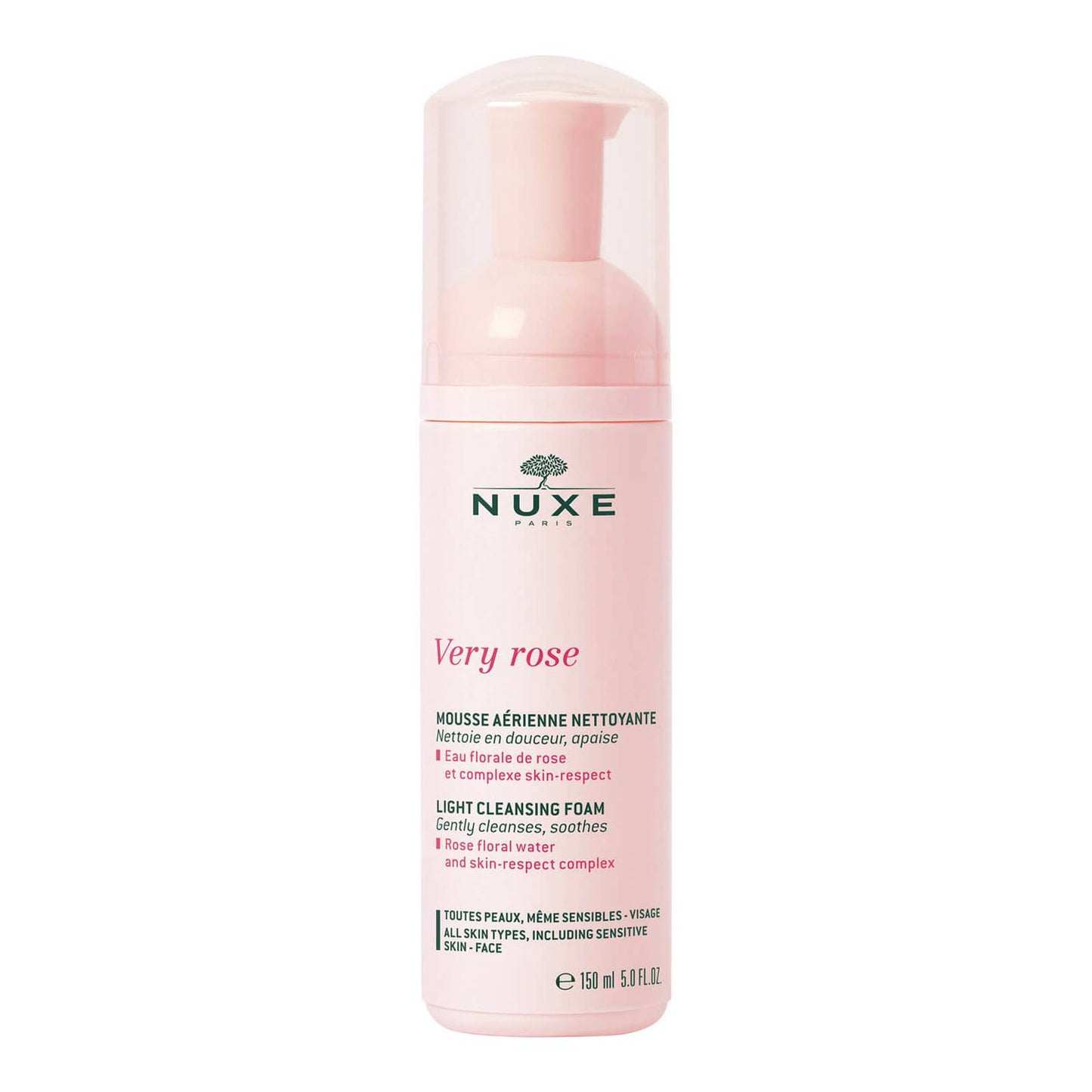 Nuxe Espuma Suave Limpiadora, Very Rose 150 ml