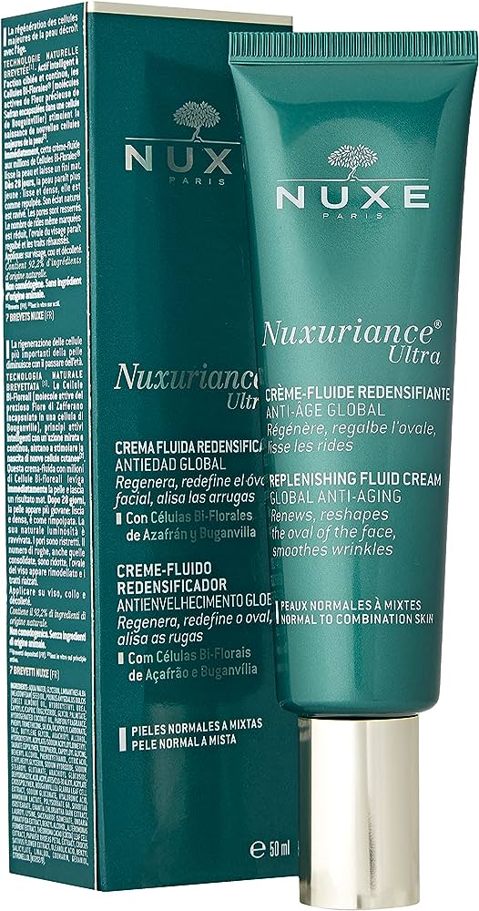 Nuxe Crema Fluida Redensificante, Nuxuriance Ultra 50 ml (Con o sin SPF)