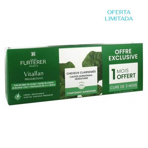 Furterer Triphasic Progressive Complemento Alimenticio 90 capsulas = 3 MESES