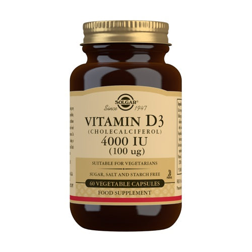 Solgar Vitamina D3  4000 UI 60 capsulas