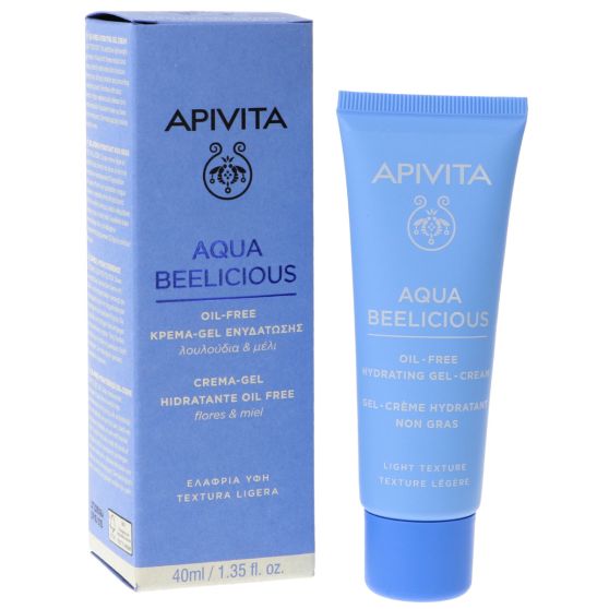 Apivita Aqua Beelicious Crema-gel hidratante oil free 40ml (Textura ligera o rica con o sin colot)
