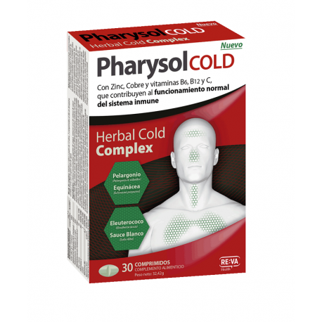 Pharysol Cold Herbalo complex 30comprimidos